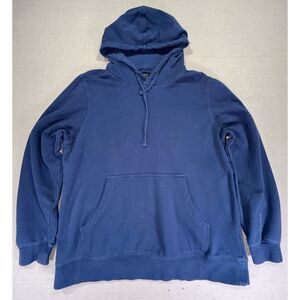 HUK Men's XL Blue Outdoor Fishing Hiking‎ Heavy Weight Hoodie Performance